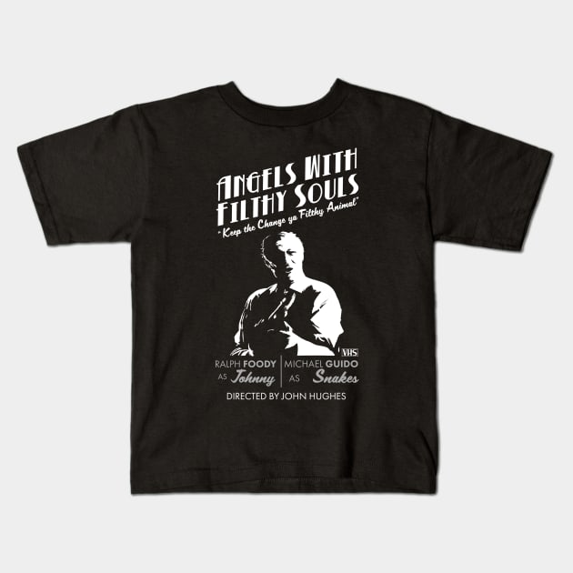 Angels with Filthy Souls Kids T-Shirt by Meta Cortex